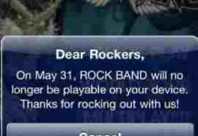 Rock Band para iOS será desabilitado em 31 de maio
