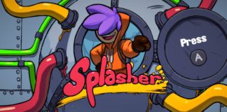 Splasher: gruda, quica e gruda de novo Splasher, Delfos