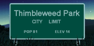 Eu esperava mais de Thimbleweed Park Thimbleweed Park, Delfos