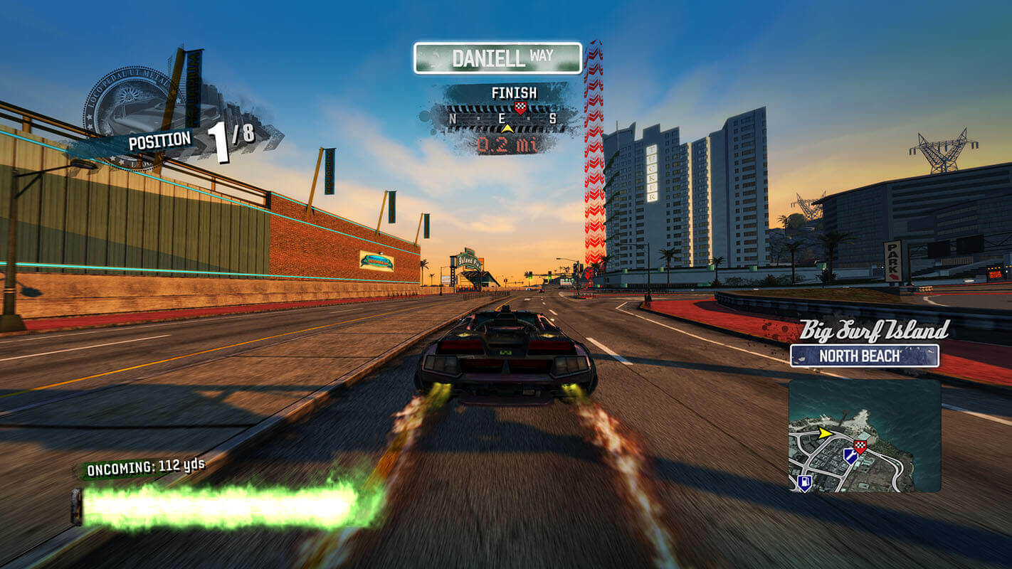 Burnout Paradise Remastered, Delfos