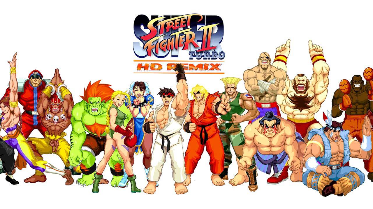 Bonecos do Jogo Street Fighter anos 90 sendo Ryu, Zangi