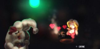 Chicken Assassin: Reloaded parece um beat’em up, mas é um click’em up Chicken Assassin: Reloaded, Delfos