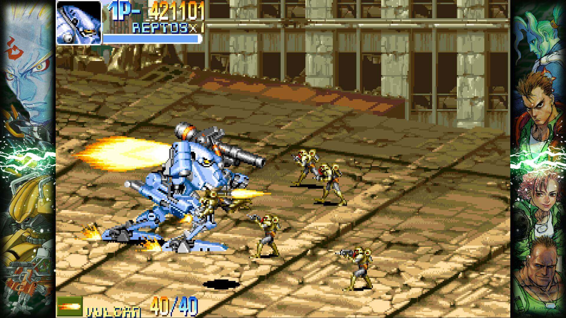 Capcom Beat'em Up Bundle, Delfos, Armored Warriors
