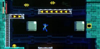 Mega Man 11: cinco argumentos falhos para você não jogar Mega Man 11 fase do Block Man contra blocos e esteiras