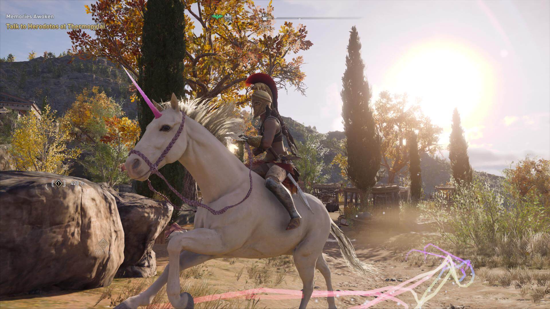 Usamos um cavalo com esqueleto humano em Assassin's Creed e nem sabíamos