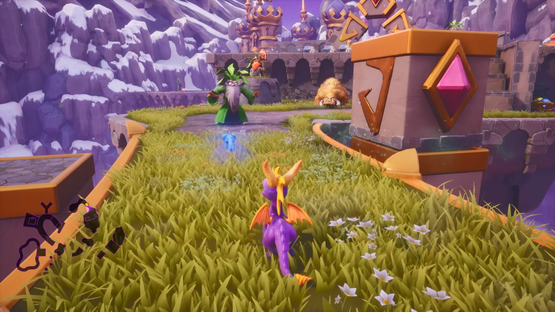 Spyro Reignited Trilogy, Spyro the Dragon, Spyro 2: Ripto's Rage! and Spyro: Year of the Dragon, Delfos