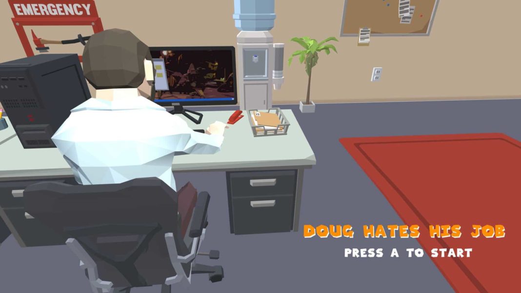 Análise Doug Hates His Job, Doug Hates His Job, Super Villain Games, Delfos