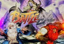 Impressões Battle Axe: quando o arcade passa do ponto Battle Axe, Numskull Games, Delfos