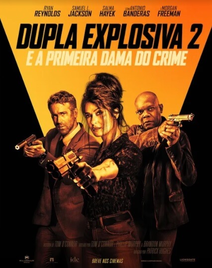 Crítica Dupla Explosiva 2, Paris Filmes, Salma Hayek, Samuel L. Jackson, Ryan Reynolds, Delfos