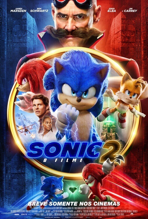 Fãs de Sonic estão zoando as pernas do personagem em novo pôster