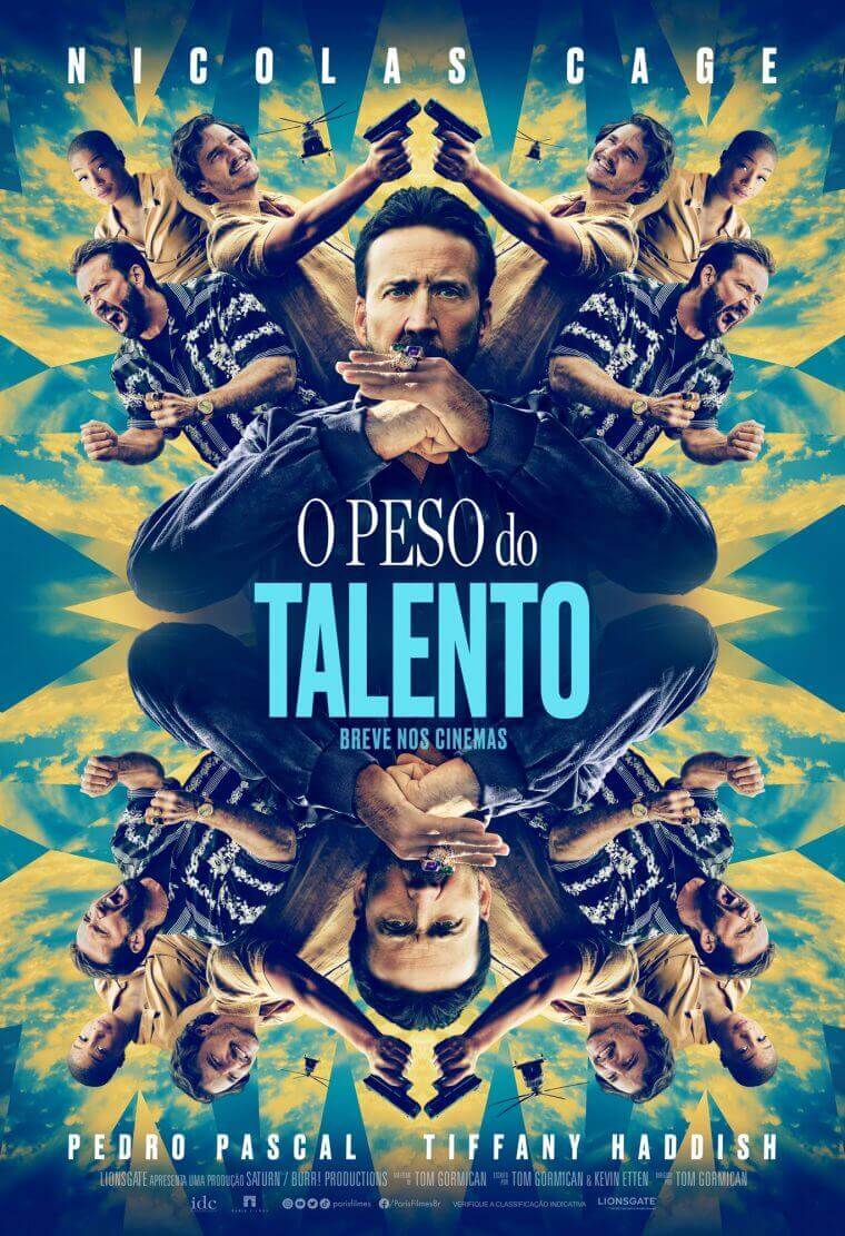 Crítica O Peso do Talento, Crítica Peso do Talento, O Peso do Talento, Nicolas Cage, Pedro Pascal, Delfos