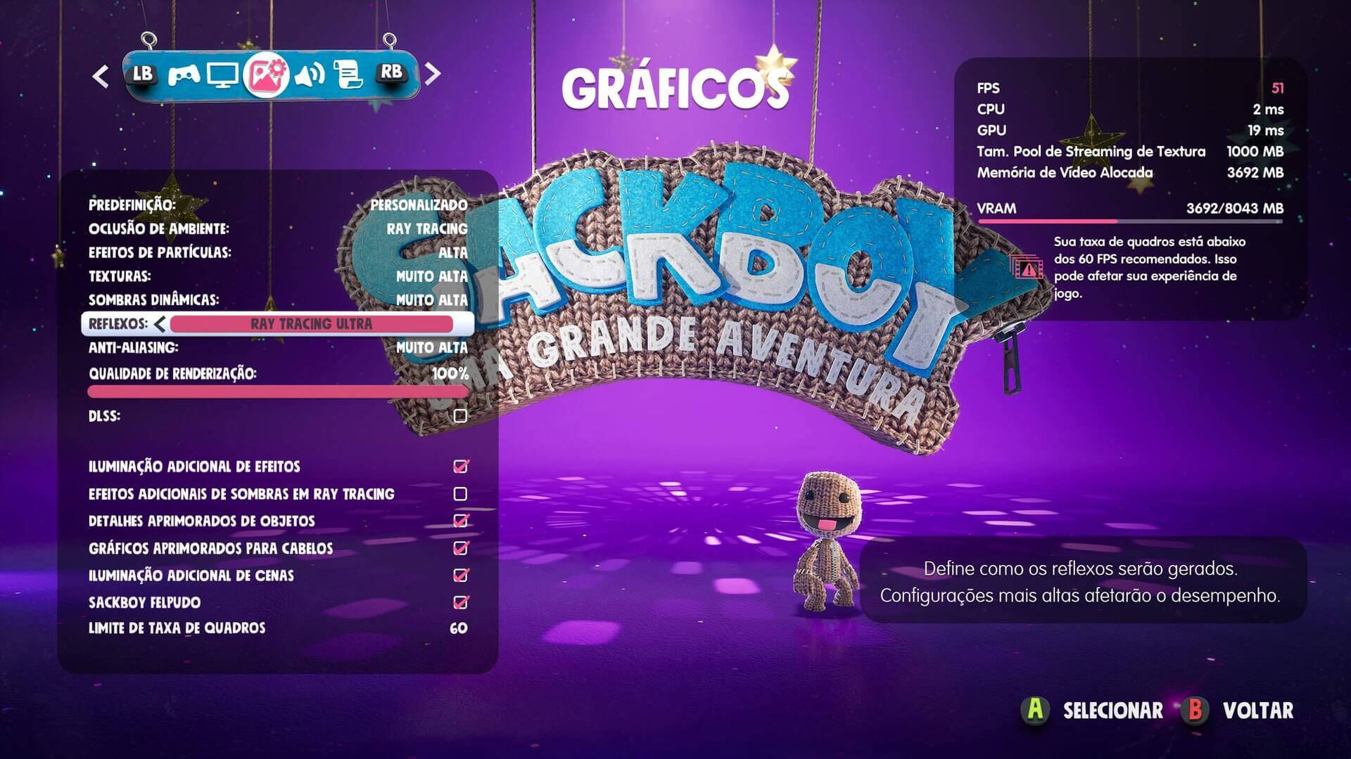 Sackboy: Uma Grande Aventura atinge seu potencial máximo no PC