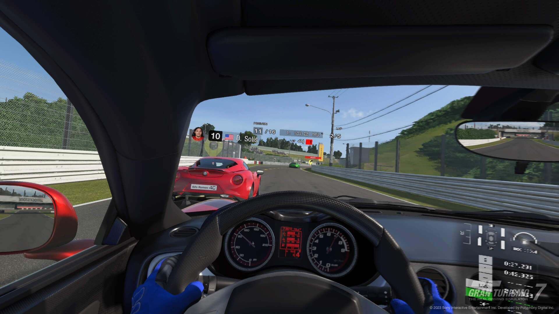 Gran Turismo 7, PS VR2, Delfos