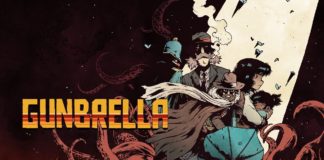 Gunbrella é muito divertido, mas tive problemas técnicos graves Gunbrella, Devolver Digital, Doinksoft, Delfos