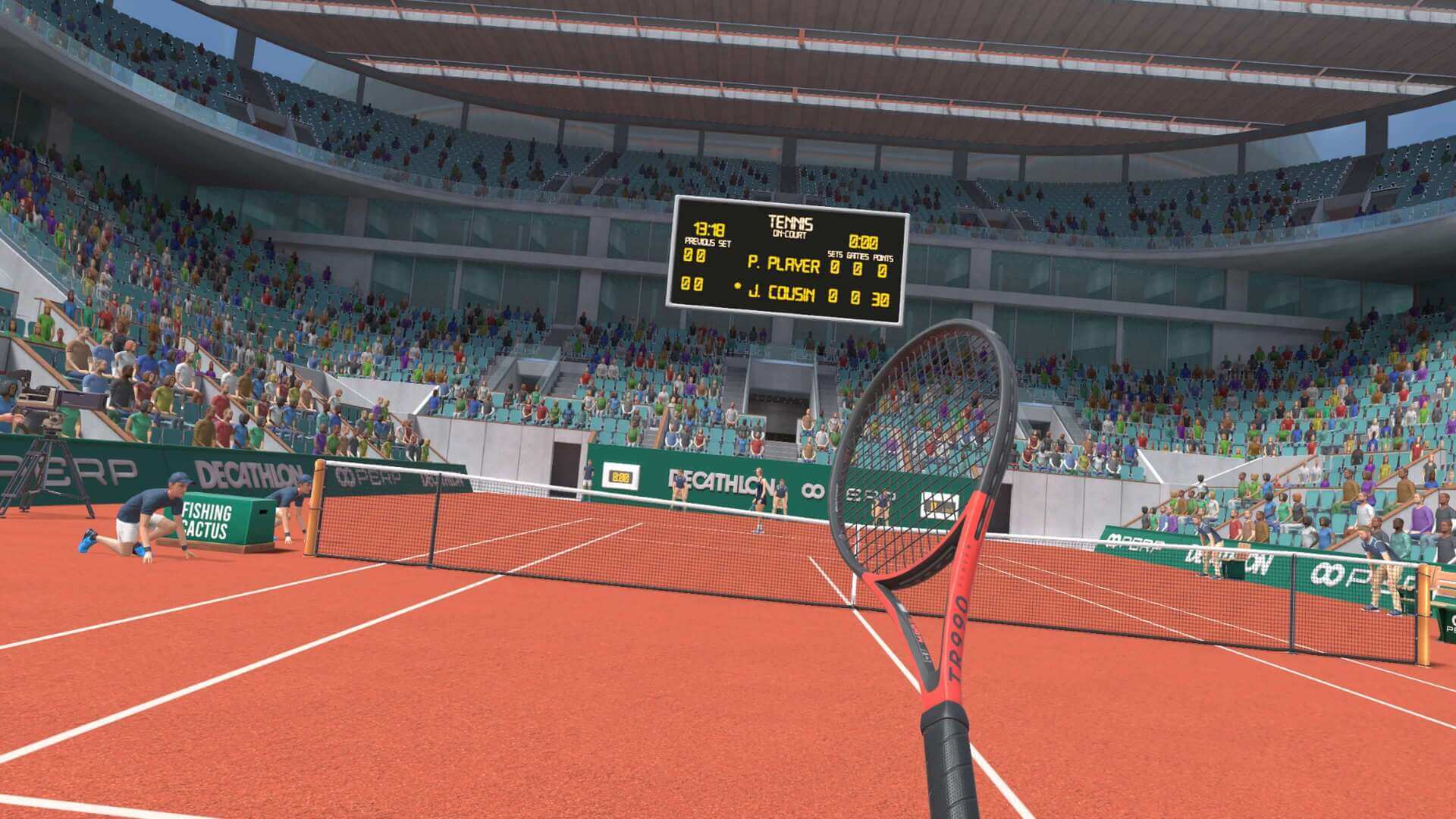 Tennis On-Court, PS VR2, PS5, Perp Games, Delfos