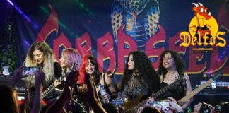 Cobra Spell em São Paulo (Jai Club, 5/7/2024): delícia de farofa Cobra Spell, Wolfpire, Alefla, Vingança Suprema, Jai Club, Delfos