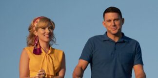 Crítica Como Vender a Lua: um ato de guerra transformado em propaganda Como Vender a Lua, Fly Me To The Moon, Scarlett Johansson, Channing Tatum, Delfos