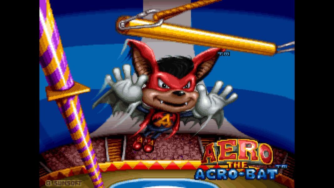 Aero, Aero The Acro-Bat, Sunsoft, Iguana, Delfos