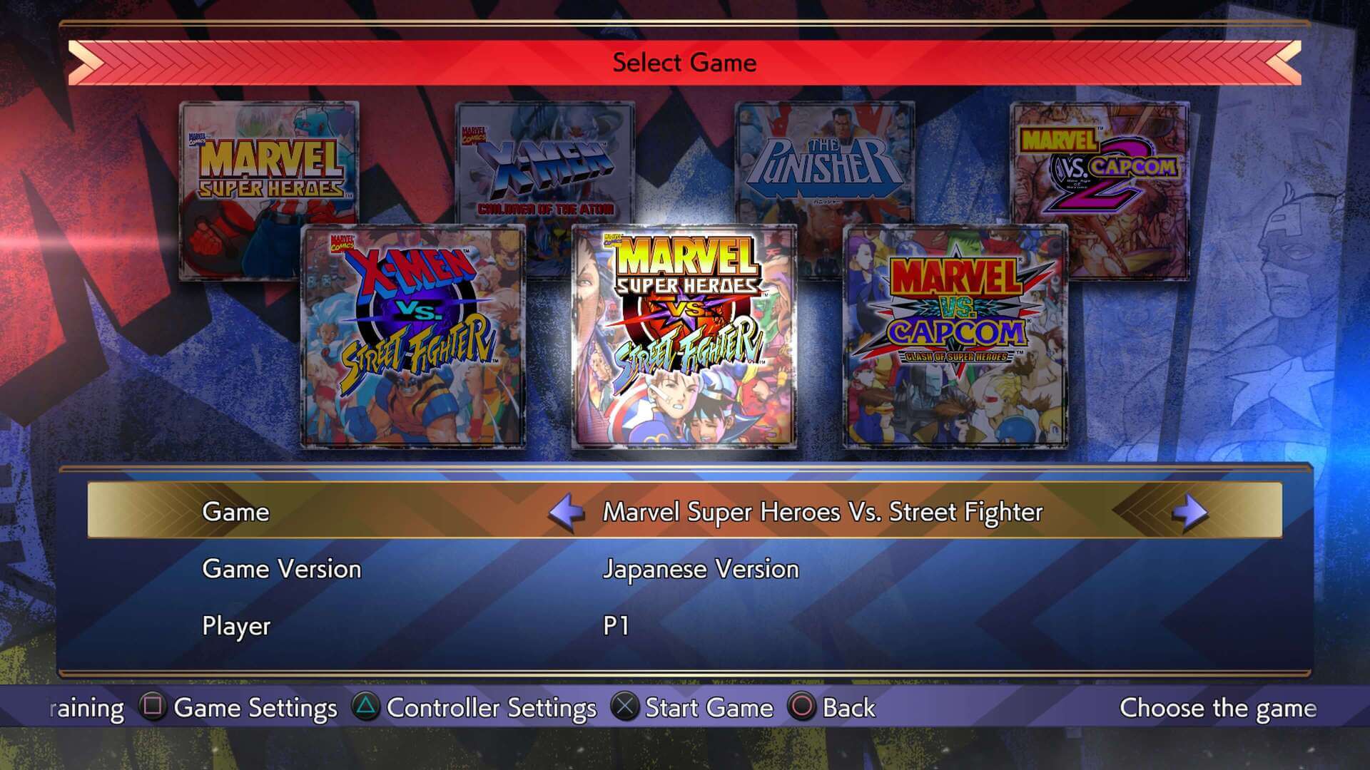 Marvel Vs. Capcom Fighting Collection, Luta, Capcom, Marvel, Delfos