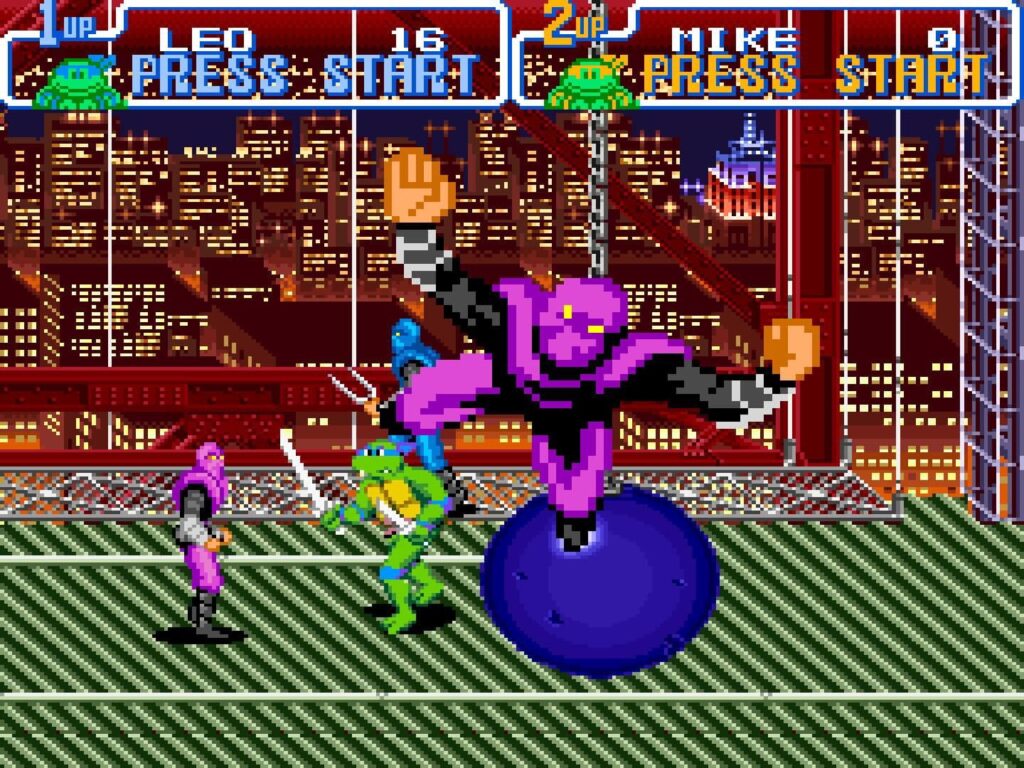 Teenage Mutant Ninja Turtles, Turtles In Time, TMNT, SNES, Arcades, Arcade