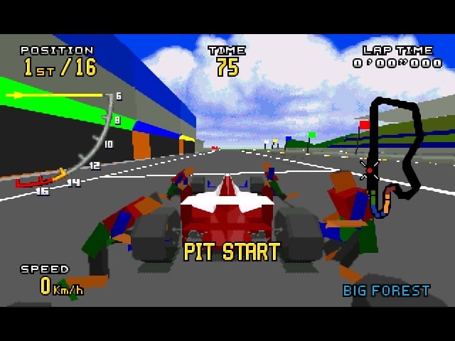 Virtua Racing, 32X, Arcades, Arcade