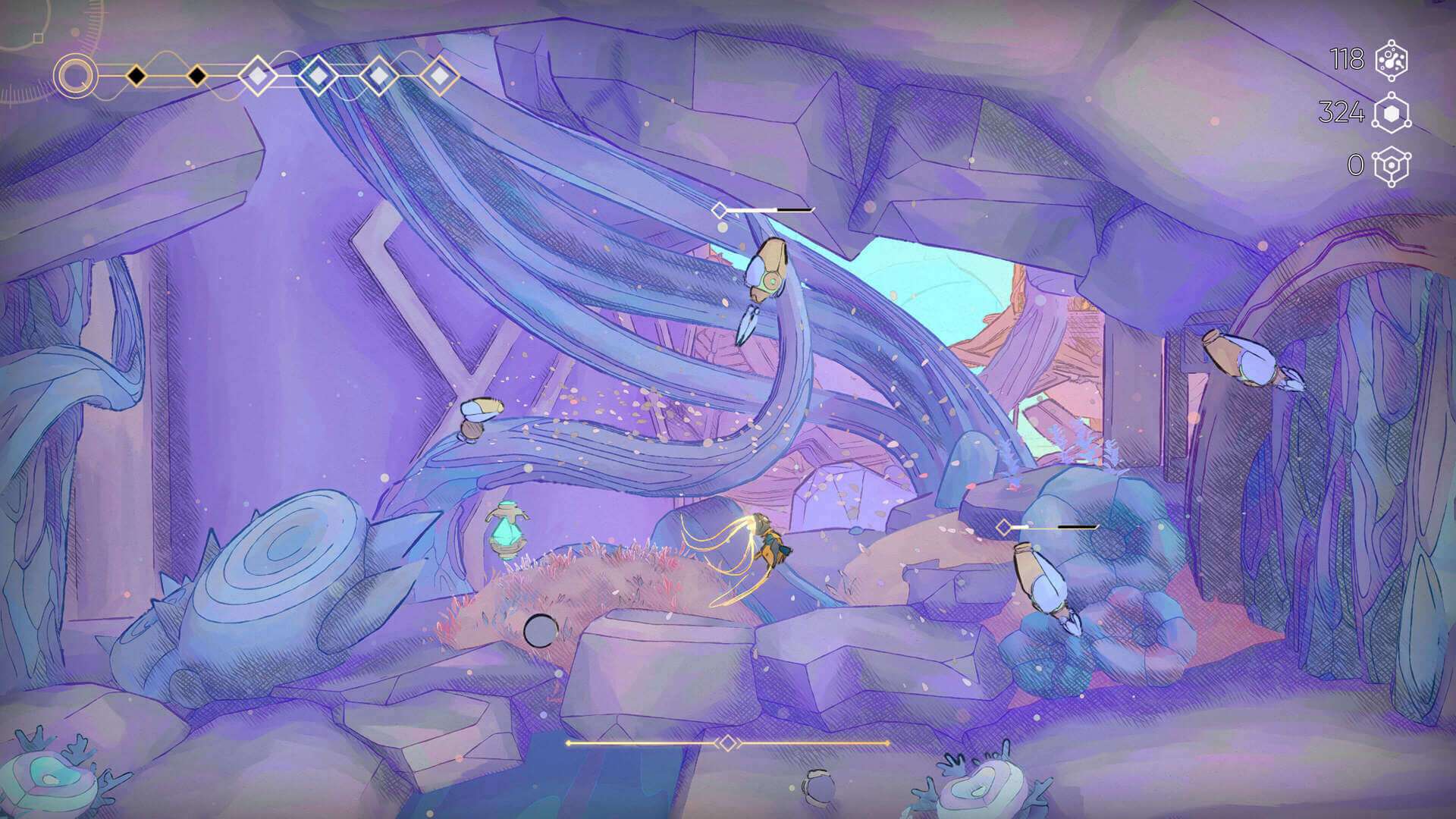 Mio Memories in Orbit, Focus Entertainment, Metroidvania, Delfos