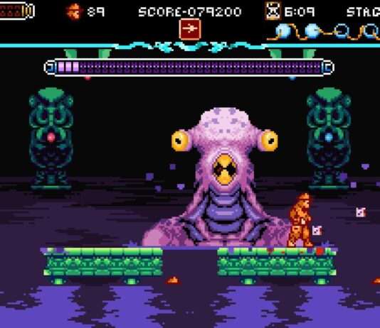 Review Saint Slayer Spear of Sacrilege: Castlevania-like gostosinho Saint Slayer Spear of Sacrilege, Saint Slayer, Spear of Sacrilege, Lillymo Games, Delfos